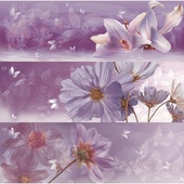 Decor Fiore Malva к-т 3бр плочки