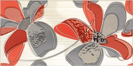Decor Line Flor Rojo